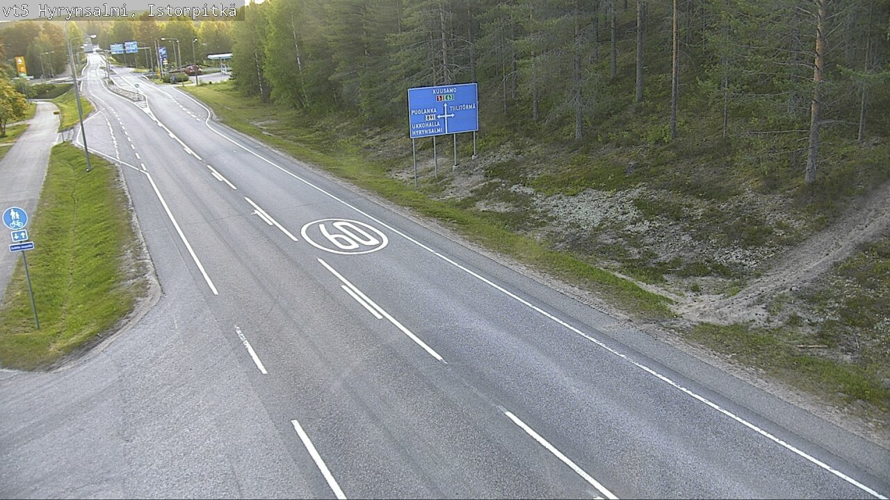 Kelikamerat Kuva Tie 5 Hyrynsalmi, Istonpitkä, Hyrynsalmi, Kainuu