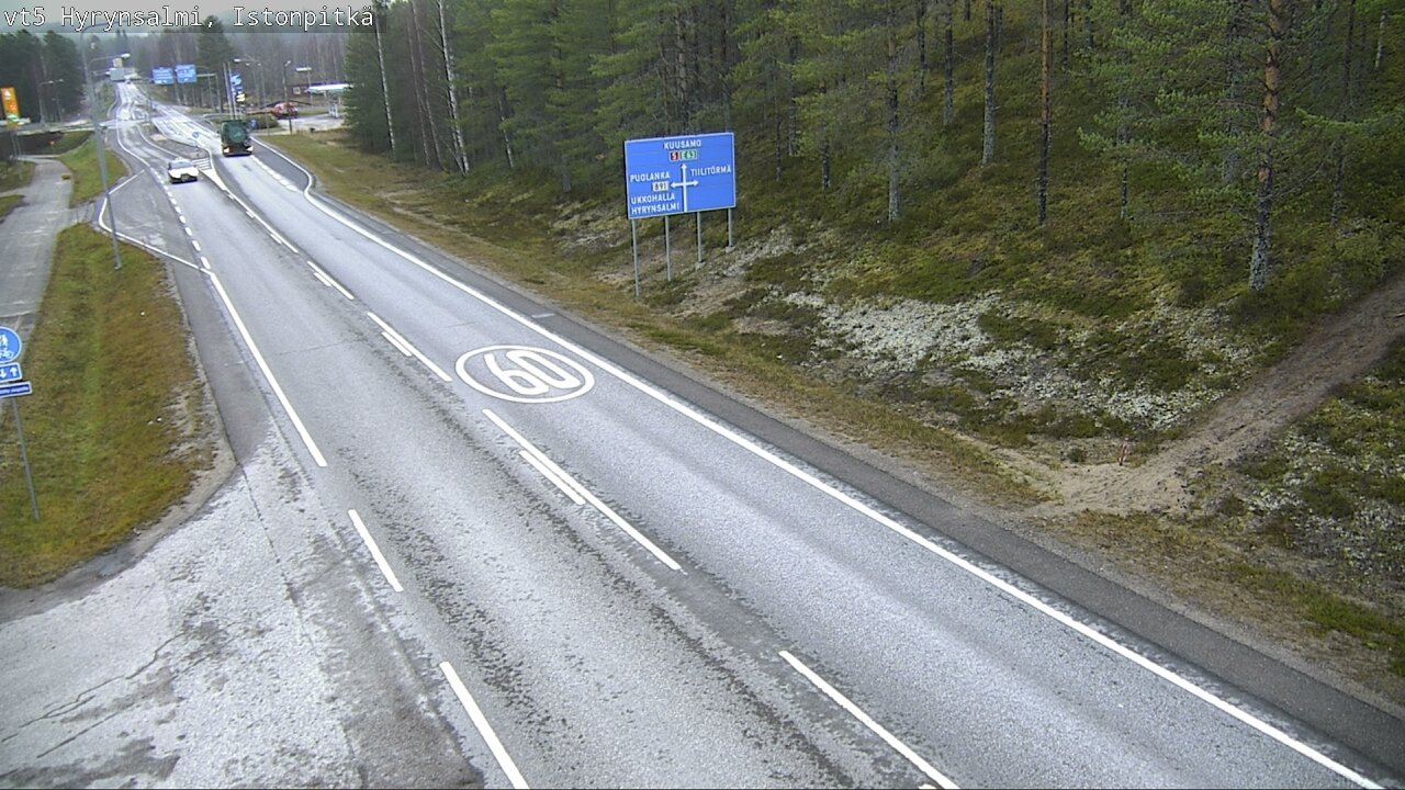 Kelikamerat Kuva Tie 5 Hyrynsalmi, Istonpitkä, Hyrynsalmi, Kainuu