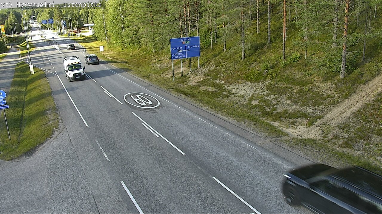 Kelikamerat Kuva Tie 5 Hyrynsalmi, Istonpitkä, Hyrynsalmi, Kainuu