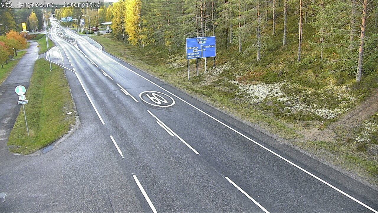 Kelikamerat Kuva Tie 5 Hyrynsalmi, Istonpitkä, Hyrynsalmi, Kainuu