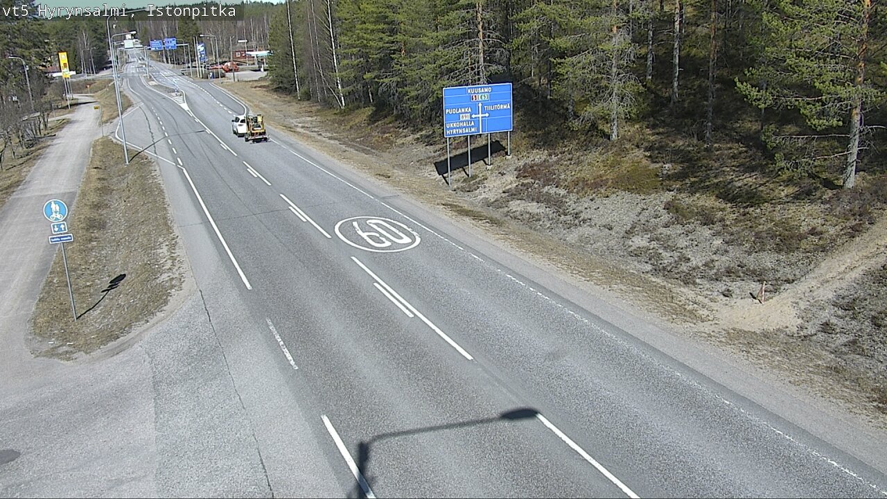Kelikamerat Kuva Tie 5 Hyrynsalmi, Istonpitkä, Hyrynsalmi, Kainuu