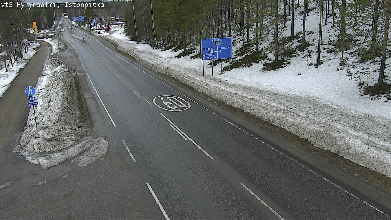 Kelikamerat Kuva Tie 5 Hyrynsalmi, Istonpitkä, Hyrynsalmi, Kainuu
