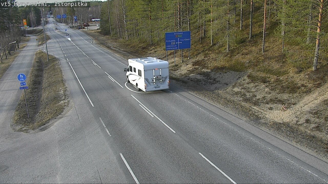 Kelikamerat Kuva Tie 5 Hyrynsalmi, Istonpitkä, Hyrynsalmi, Kainuu