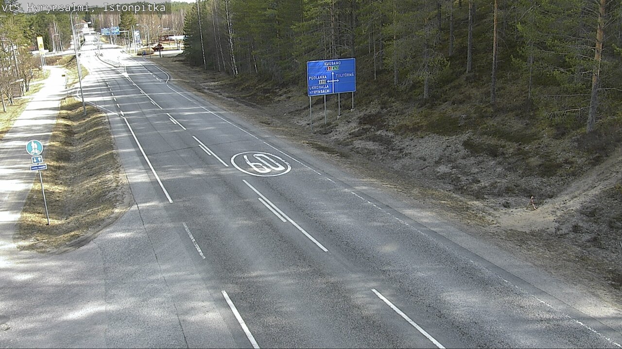 Kelikamerat Kuva Tie 5 Hyrynsalmi, Istonpitkä, Hyrynsalmi, Kainuu