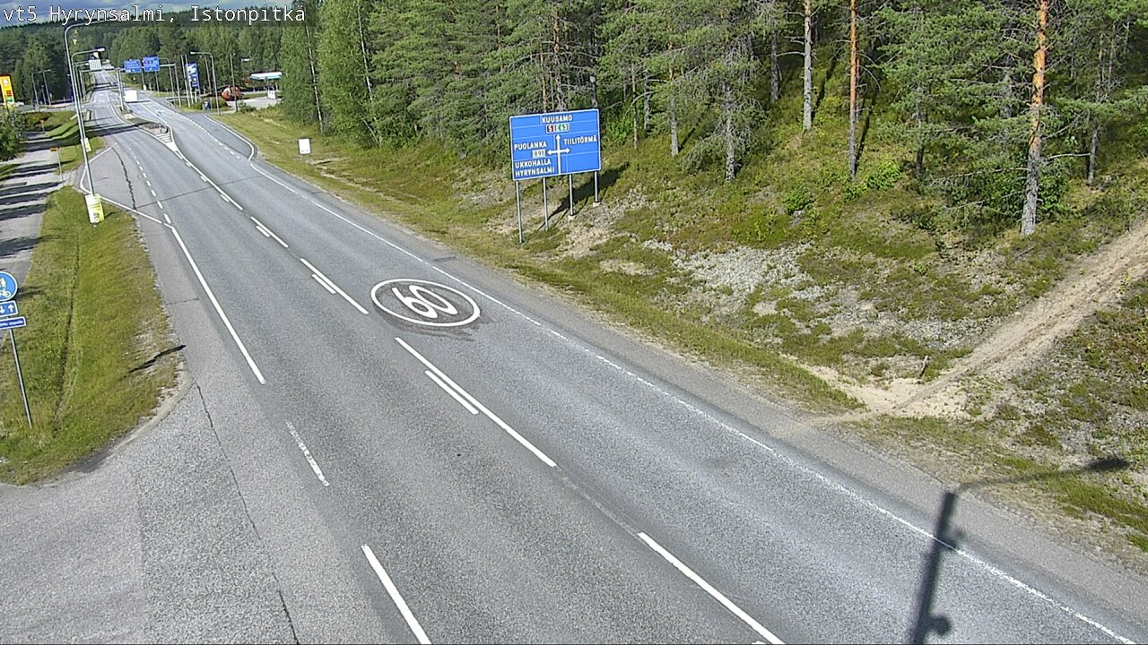 Kelikamerat Kuva Tie 5 Hyrynsalmi, Istonpitkä, Hyrynsalmi, Kainuu