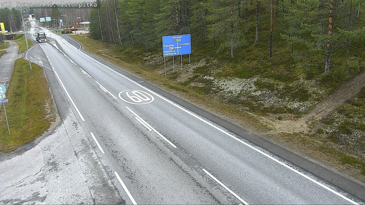 Kelikamerat Kuva Tie 5 Hyrynsalmi, Istonpitkä, Hyrynsalmi, Kainuu