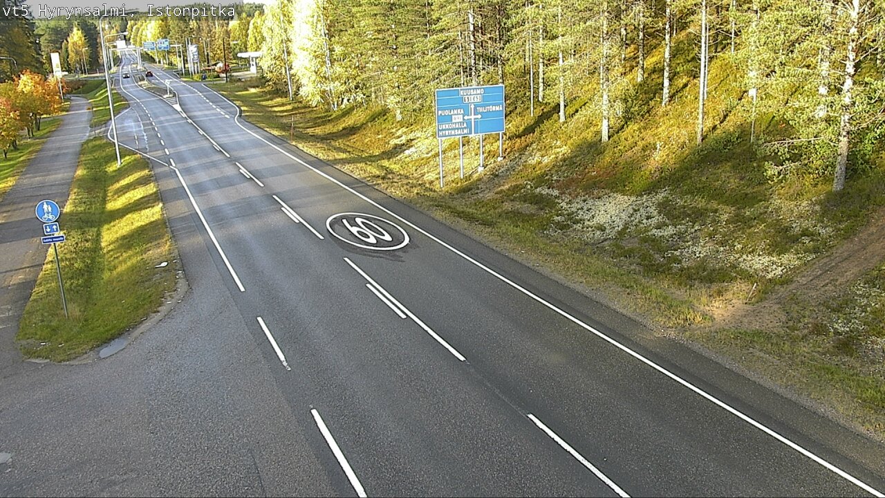 Kelikamerat Kuva Tie 5 Hyrynsalmi, Istonpitkä, Hyrynsalmi, Kainuu