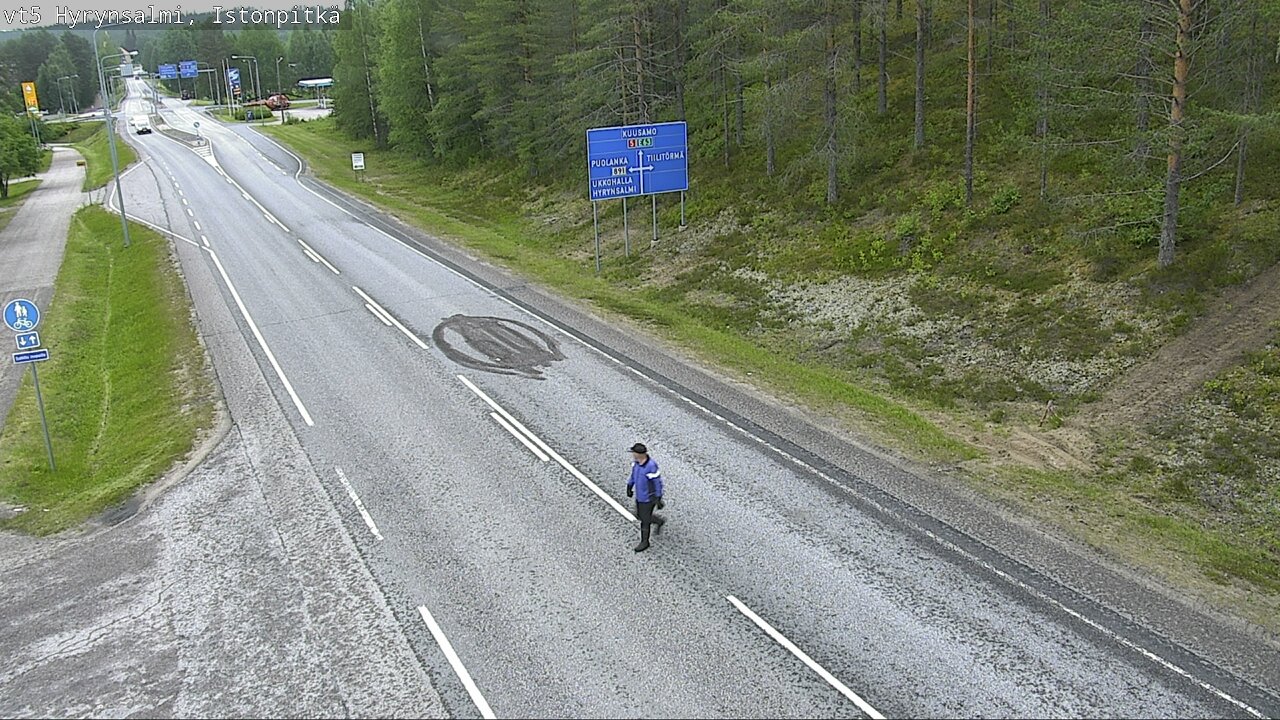 Kelikamerat Kuva Tie 5 Hyrynsalmi, Istonpitkä, Hyrynsalmi, Kainuu