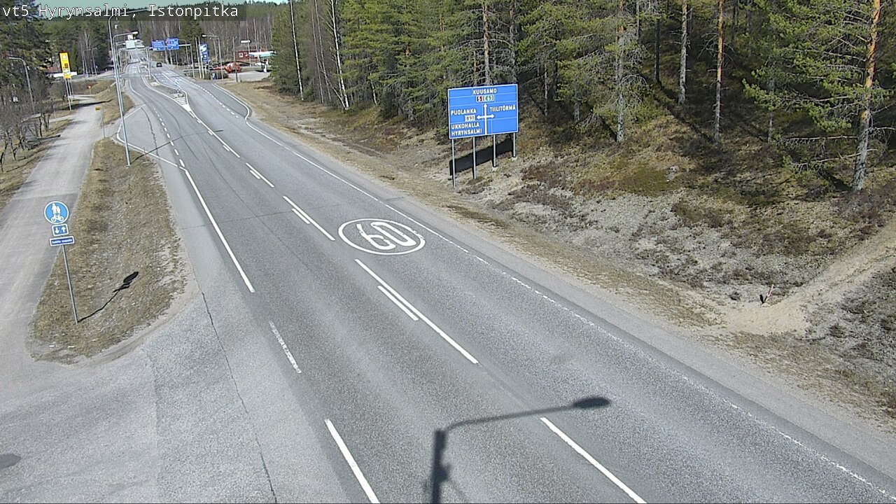 Kelikamerat Kuva Tie 5 Hyrynsalmi, Istonpitkä, Hyrynsalmi, Kainuu