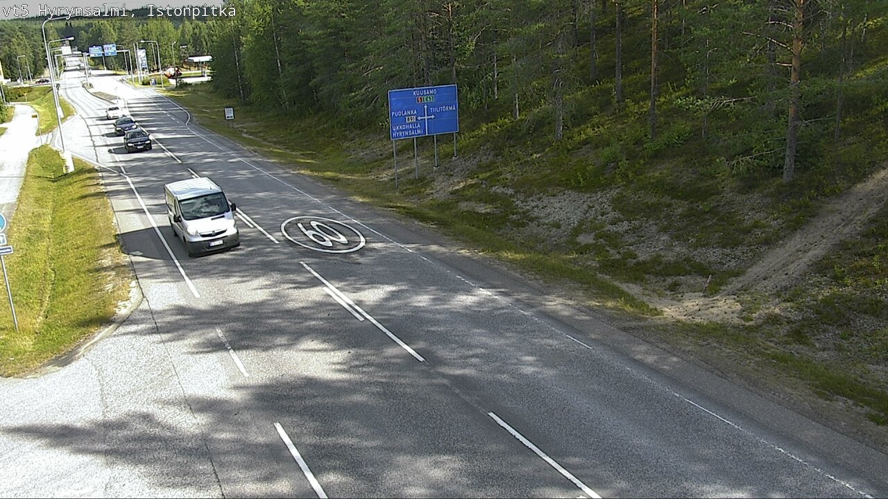 Kelikamerat Kuva Tie 5 Hyrynsalmi, Istonpitkä, Hyrynsalmi, Kainuu