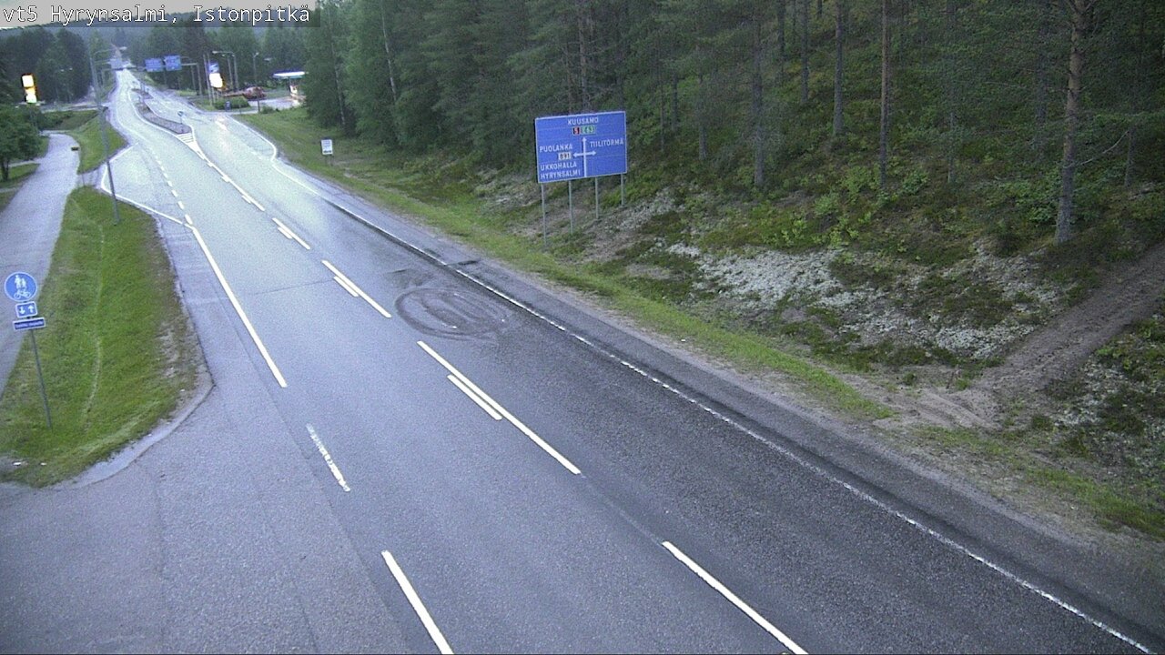 Kelikamerat Kuva Tie 5 Hyrynsalmi, Istonpitkä, Hyrynsalmi, Kainuu