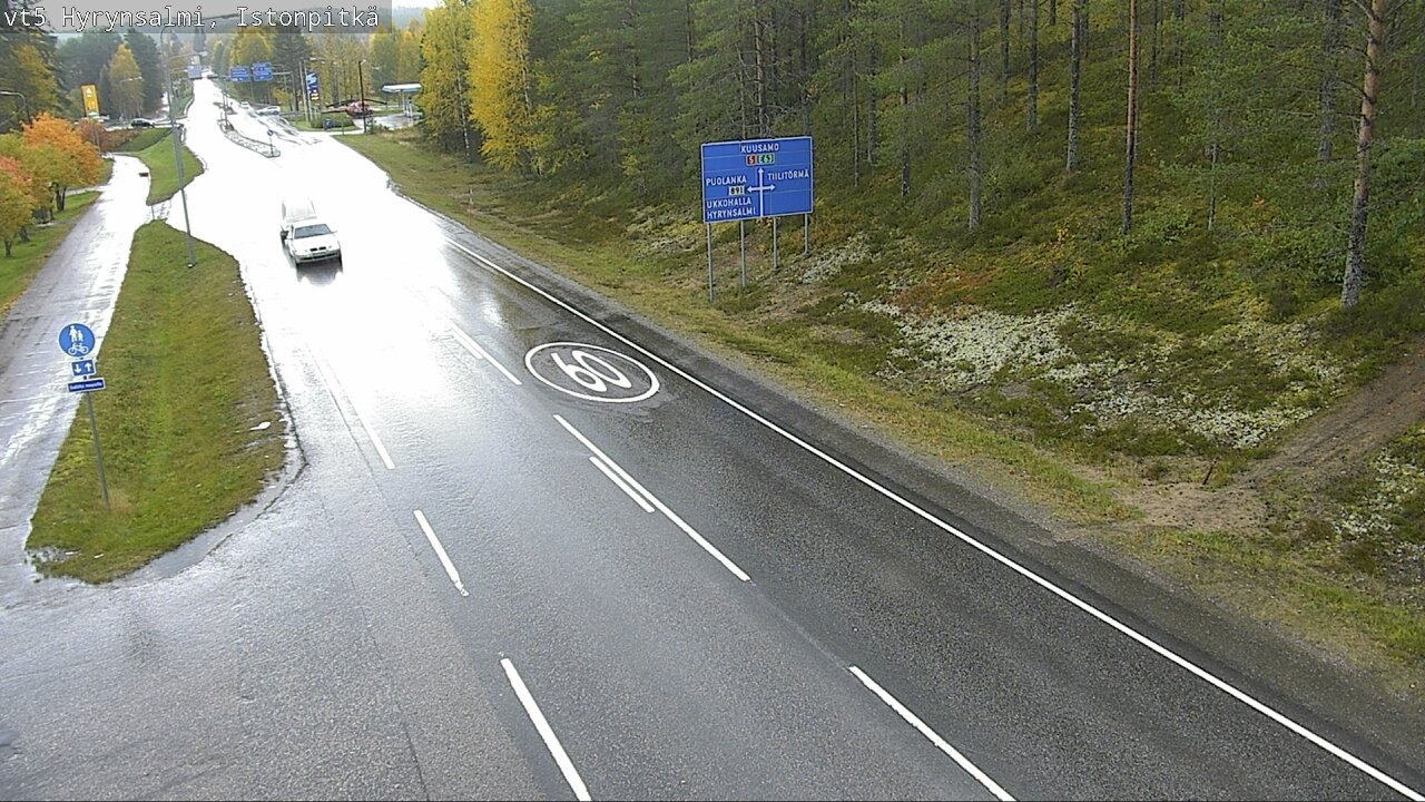 Kelikamerat Kuva Tie 5 Hyrynsalmi, Istonpitkä, Hyrynsalmi, Kainuu