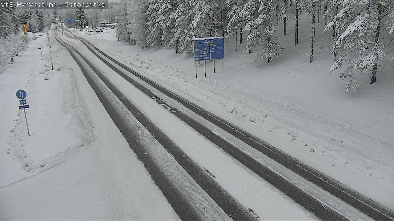 Kelikamerat Kuva Tie 5 Hyrynsalmi, Istonpitkä, Hyrynsalmi, Kainuu