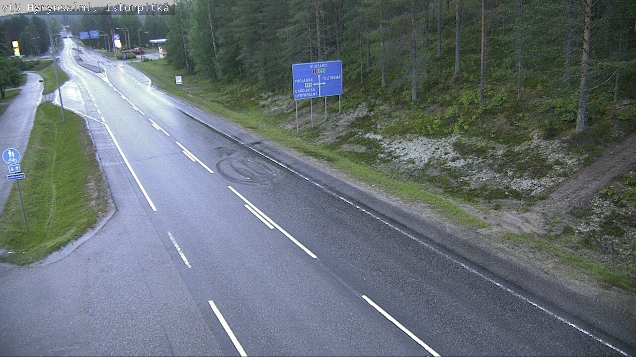 Kelikamerat Kuva Tie 5 Hyrynsalmi, Istonpitkä, Hyrynsalmi, Kainuu