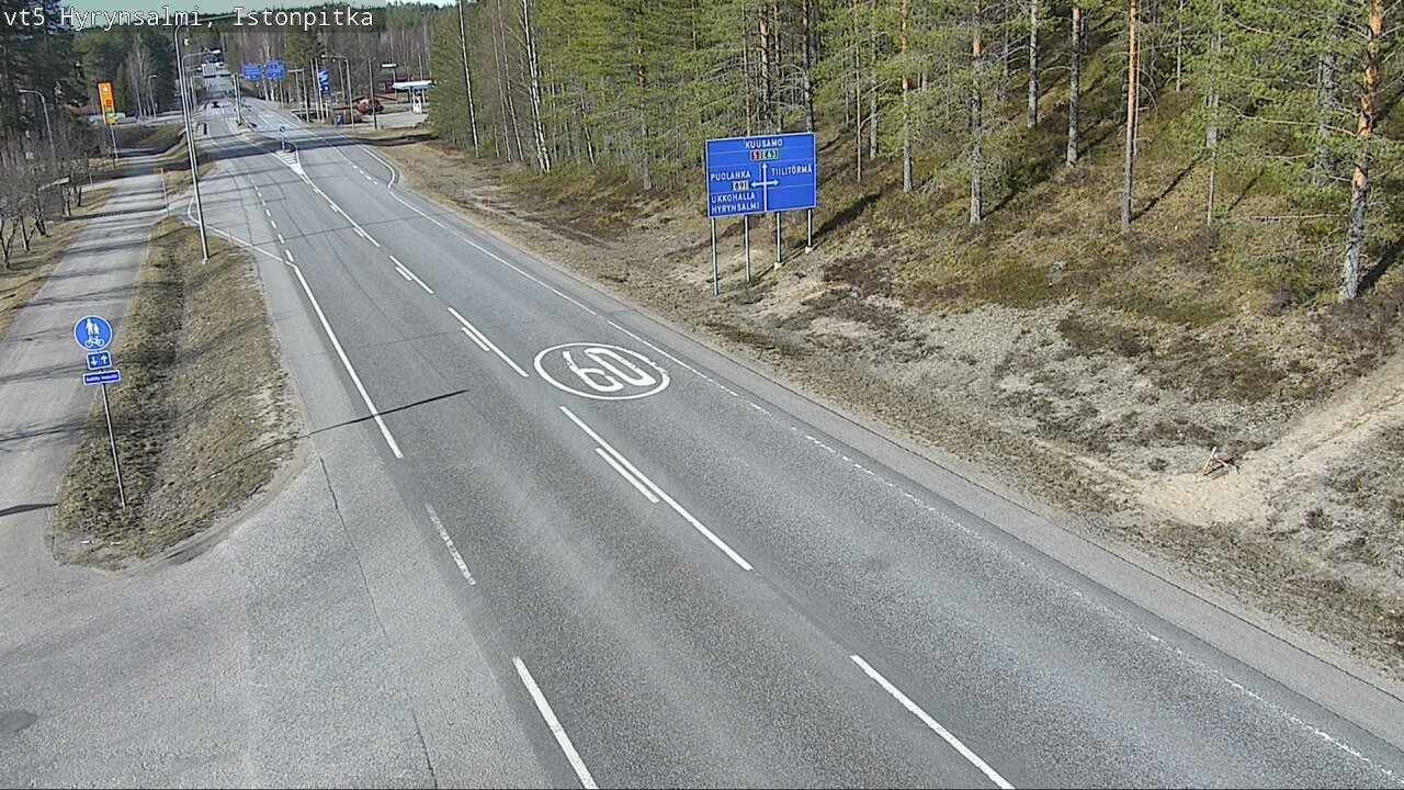 Kelikamerat Kuva Tie 5 Hyrynsalmi, Istonpitkä, Hyrynsalmi, Kainuu