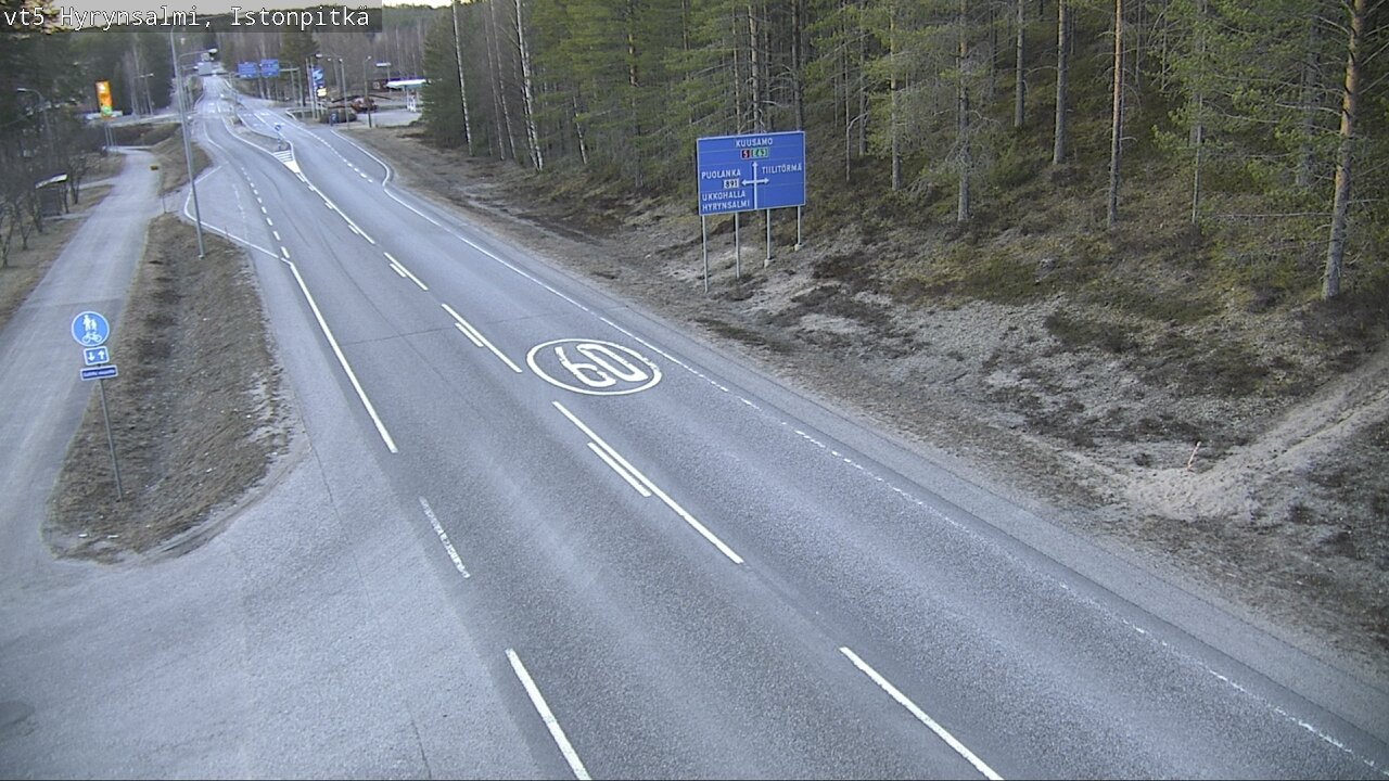 Kelikamerat Kuva Tie 5 Hyrynsalmi, Istonpitkä, Hyrynsalmi, Kainuu