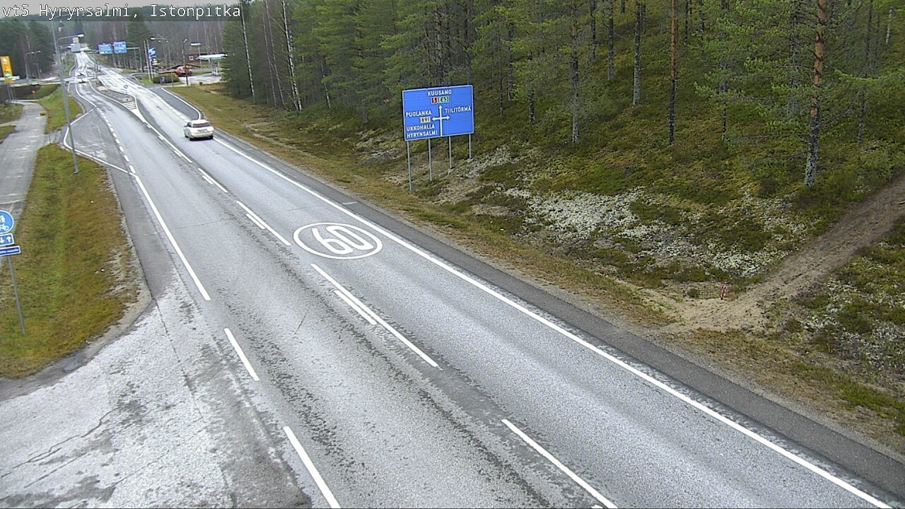 Kelikamerat Kuva Tie 5 Hyrynsalmi, Istonpitkä, Hyrynsalmi, Kainuu