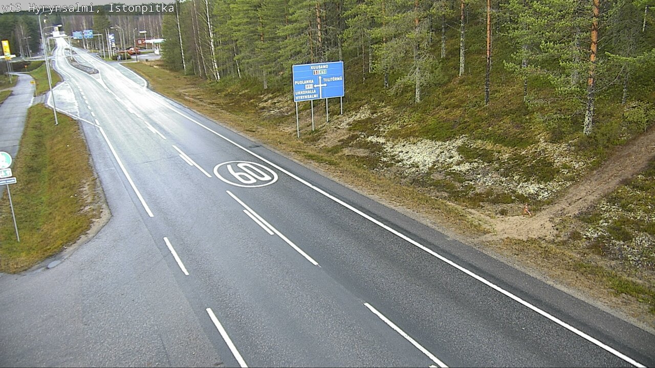 Kelikamerat Kuva Tie 5 Hyrynsalmi, Istonpitkä, Hyrynsalmi, Kainuu