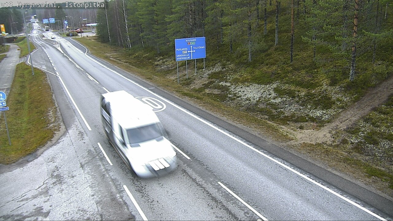 Kelikamerat Kuva Tie 5 Hyrynsalmi, Istonpitkä, Hyrynsalmi, Kainuu