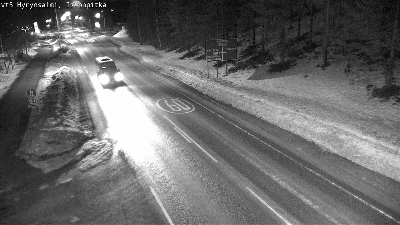 Kelikamerat Kuva Tie 5 Hyrynsalmi, Istonpitkä, Hyrynsalmi, Kainuu