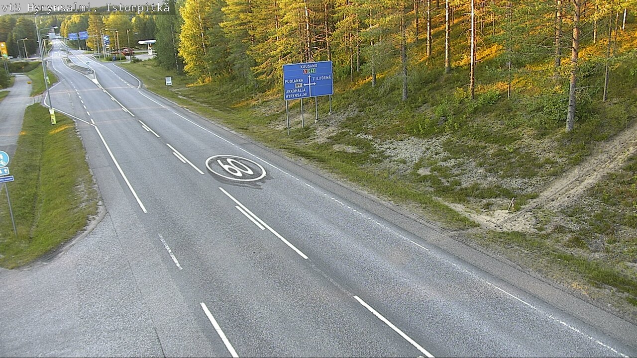 Kelikamerat Kuva Tie 5 Hyrynsalmi, Istonpitkä, Hyrynsalmi, Kainuu
