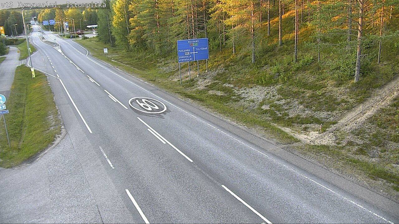 Kelikamerat Kuva Tie 5 Hyrynsalmi, Istonpitkä, Hyrynsalmi, Kainuu