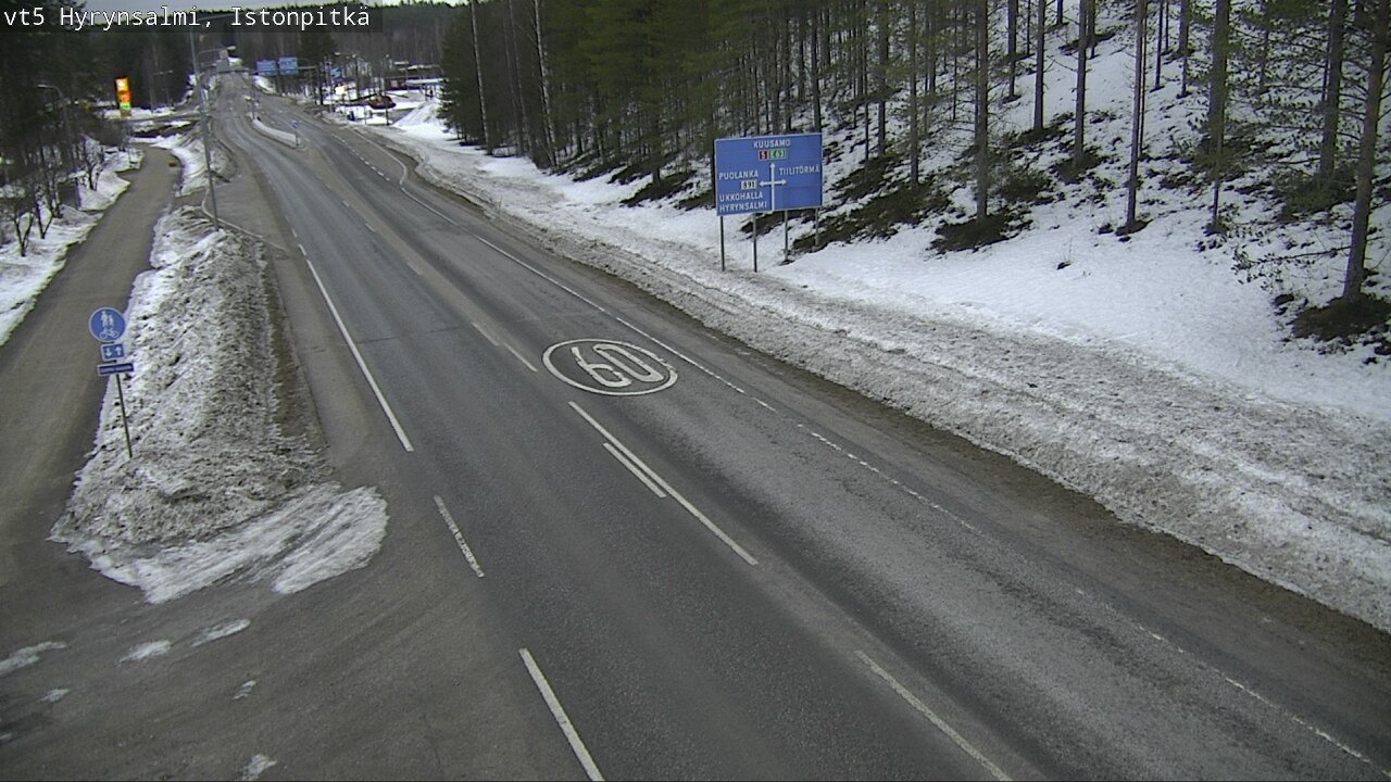 Kelikamerat Kuva Tie 5 Hyrynsalmi, Istonpitkä, Hyrynsalmi, Kainuu