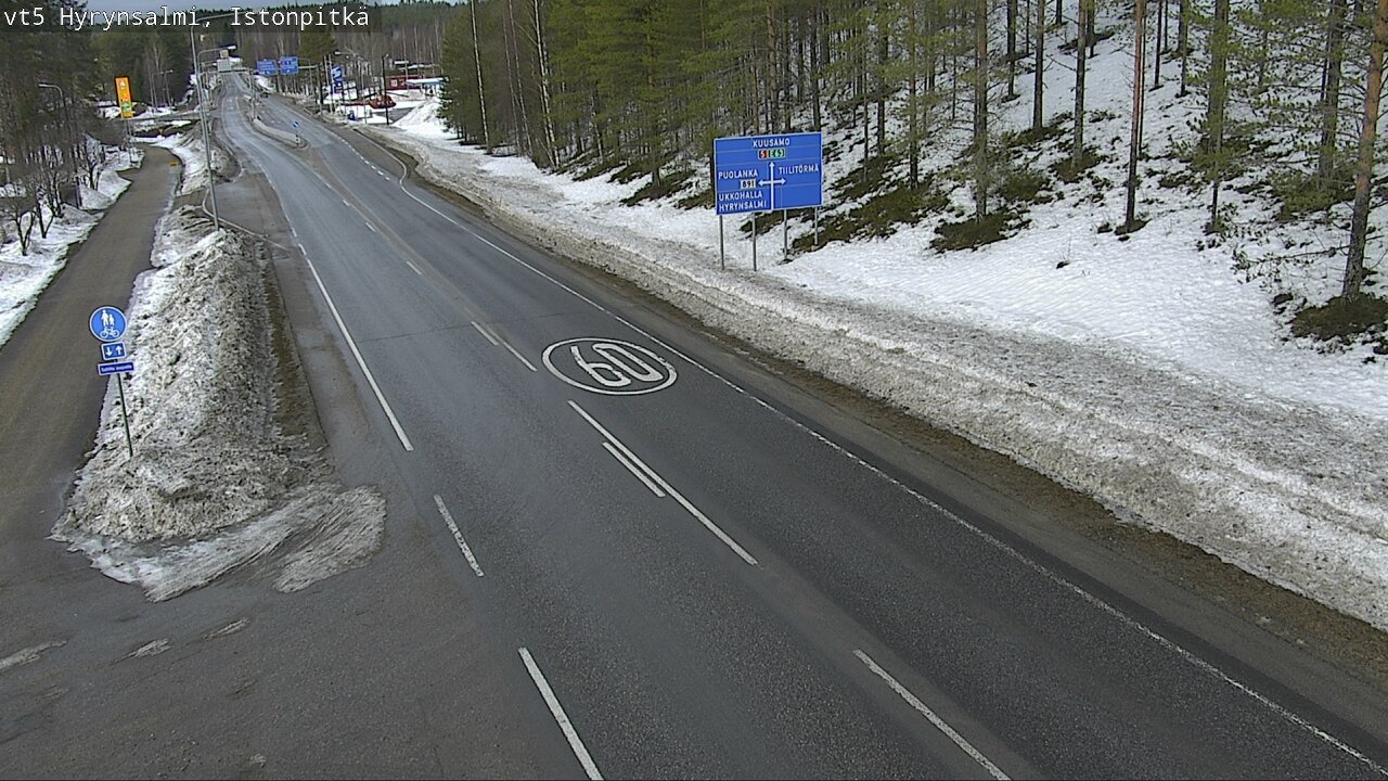 Kelikamerat Kuva Tie 5 Hyrynsalmi, Istonpitkä, Hyrynsalmi, Kainuu