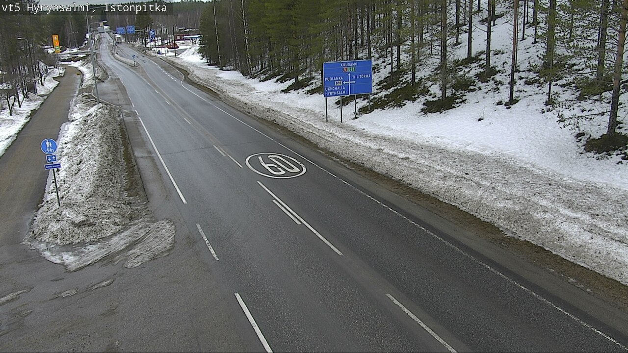 Kelikamerat Kuva Tie 5 Hyrynsalmi, Istonpitkä, Hyrynsalmi, Kainuu