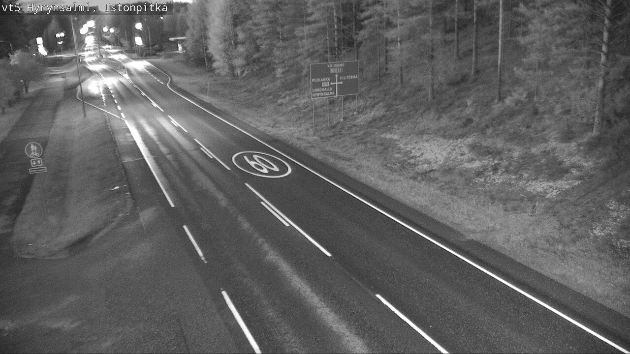 Kelikamerat Kuva Tie 5 Hyrynsalmi, Istonpitkä, Hyrynsalmi, Kainuu