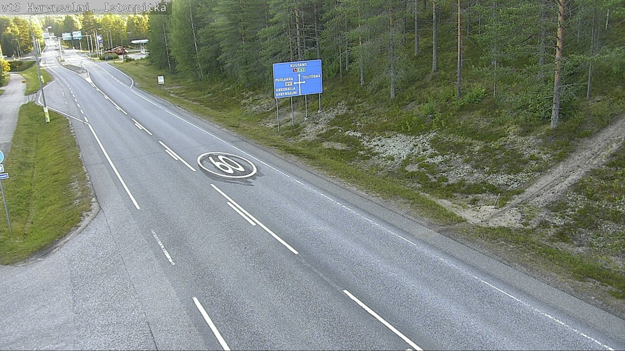 Kelikamerat Kuva Tie 5 Hyrynsalmi, Istonpitkä, Hyrynsalmi, Kainuu