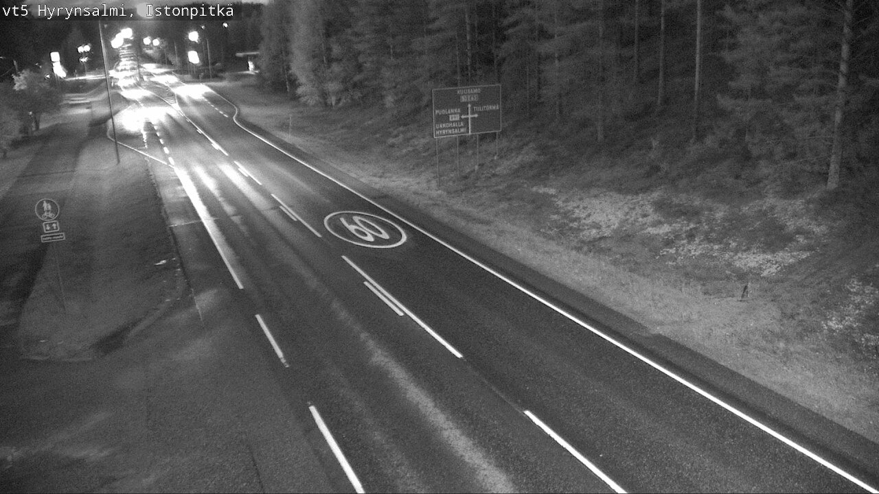 Kelikamerat Kuva Tie 5 Hyrynsalmi, Istonpitkä, Hyrynsalmi, Kainuu