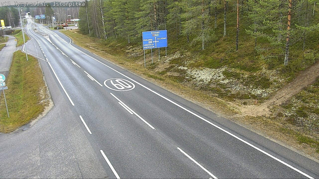 Kelikamerat Kuva Tie 5 Hyrynsalmi, Istonpitkä, Hyrynsalmi, Kainuu