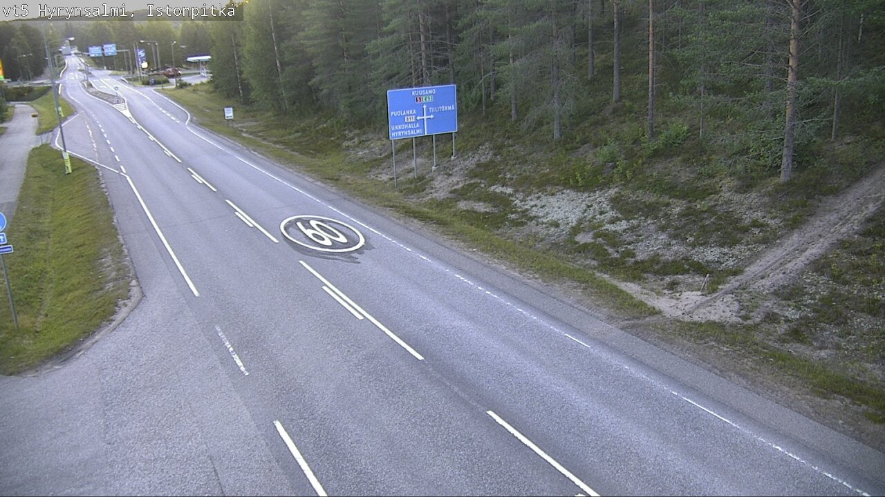 Kelikamerat Kuva Tie 5 Hyrynsalmi, Istonpitkä, Hyrynsalmi, Kainuu