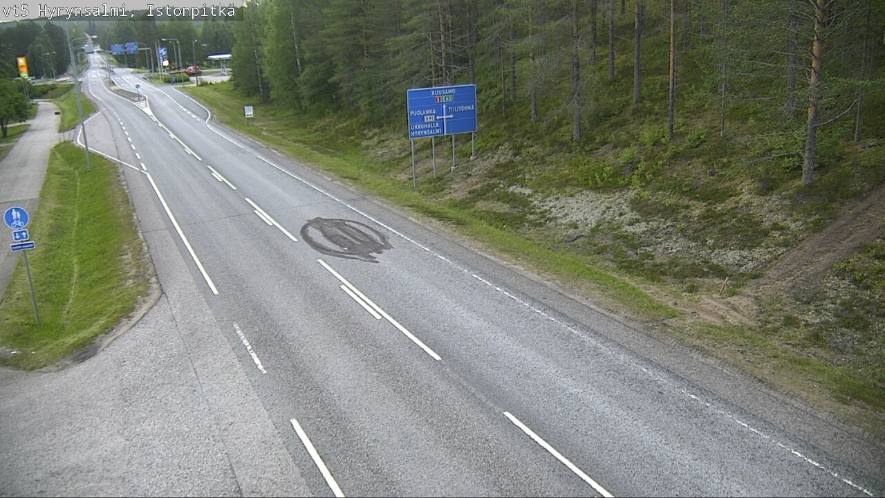 Kelikamerat Kuva Tie 5 Hyrynsalmi, Istonpitkä, Hyrynsalmi, Kainuu