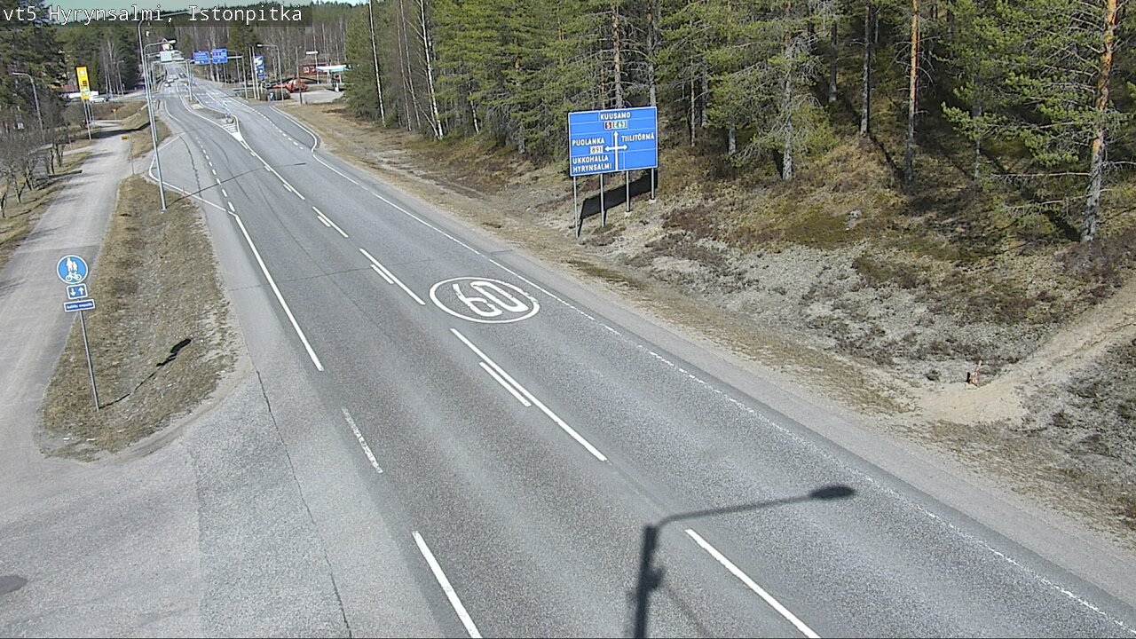 Kelikamerat Kuva Tie 5 Hyrynsalmi, Istonpitkä, Hyrynsalmi, Kainuu