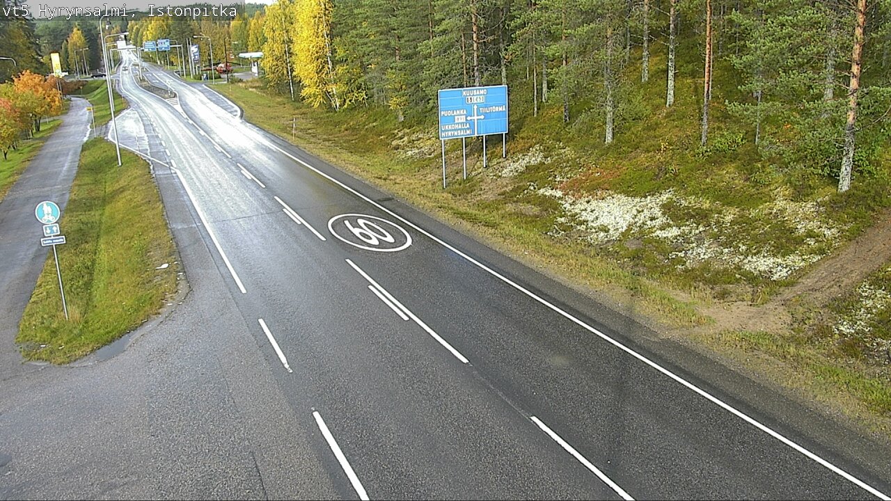 Kelikamerat Kuva Tie 5 Hyrynsalmi, Istonpitkä, Hyrynsalmi, Kainuu