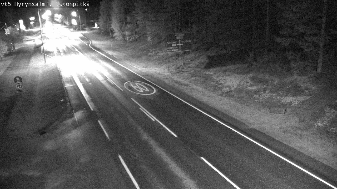 Kelikamerat Kuva Tie 5 Hyrynsalmi, Istonpitkä, Hyrynsalmi, Kainuu