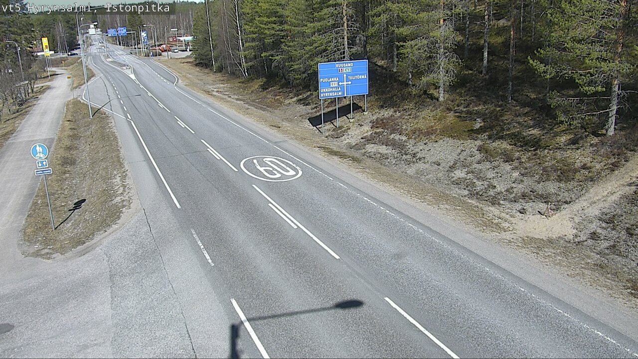 Kelikamerat Kuva Tie 5 Hyrynsalmi, Istonpitkä, Hyrynsalmi, Kainuu