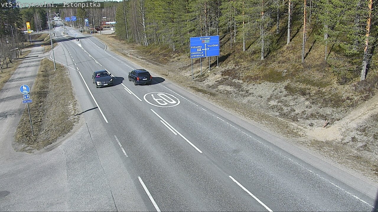 Kelikamerat Kuva Tie 5 Hyrynsalmi, Istonpitkä, Hyrynsalmi, Kainuu