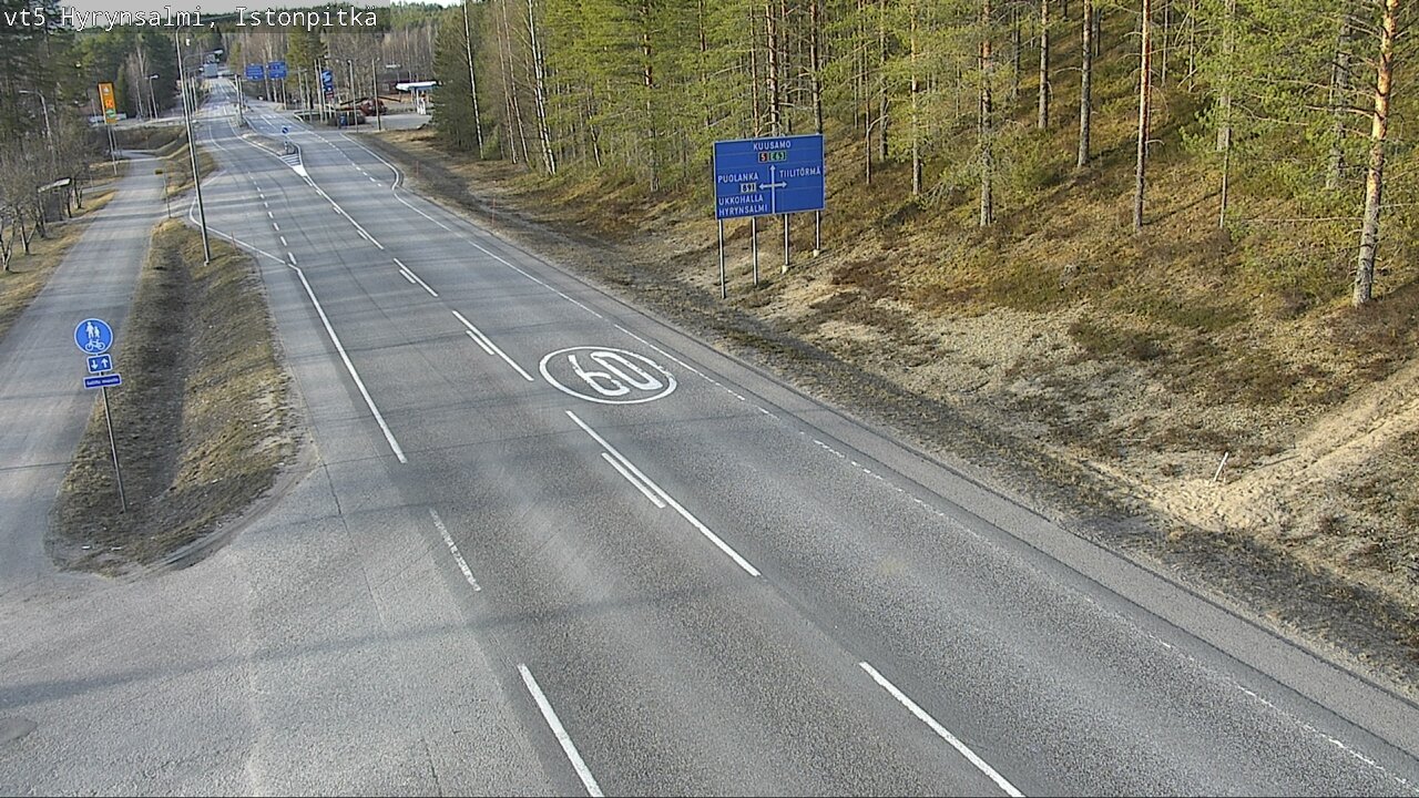 Kelikamerat Kuva Tie 5 Hyrynsalmi, Istonpitkä, Hyrynsalmi, Kainuu