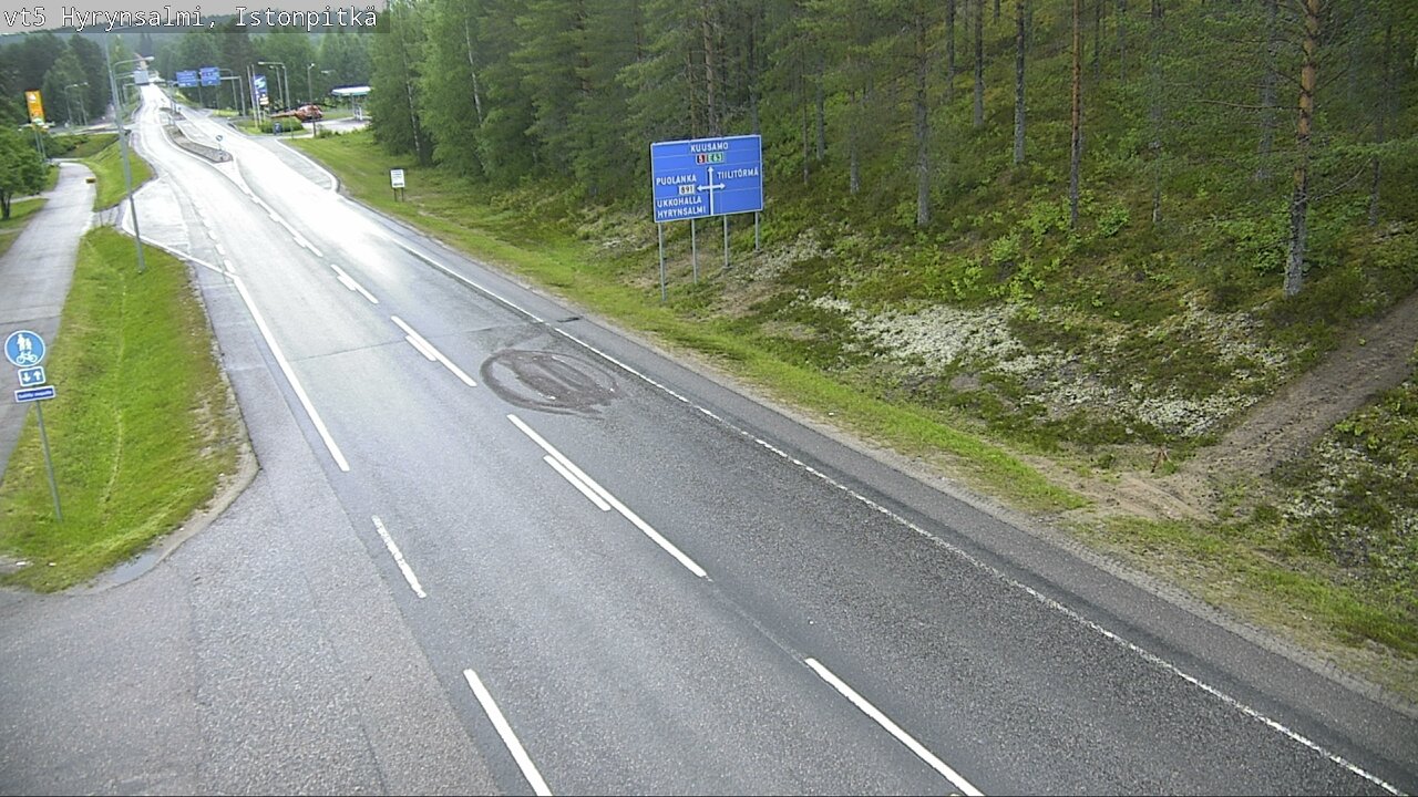 Kelikamerat Kuva Tie 5 Hyrynsalmi, Istonpitkä, Hyrynsalmi, Kainuu