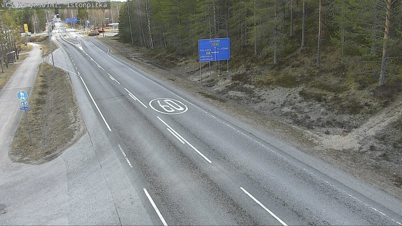 Kelikamerat Kuva Tie 5 Hyrynsalmi, Istonpitkä, Hyrynsalmi, Kainuu
