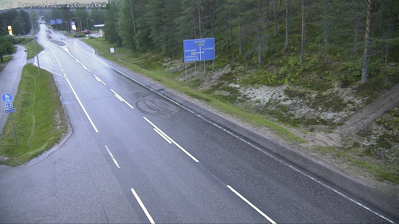 Kelikamerat Kuva Tie 5 Hyrynsalmi, Istonpitkä, Hyrynsalmi, Kainuu