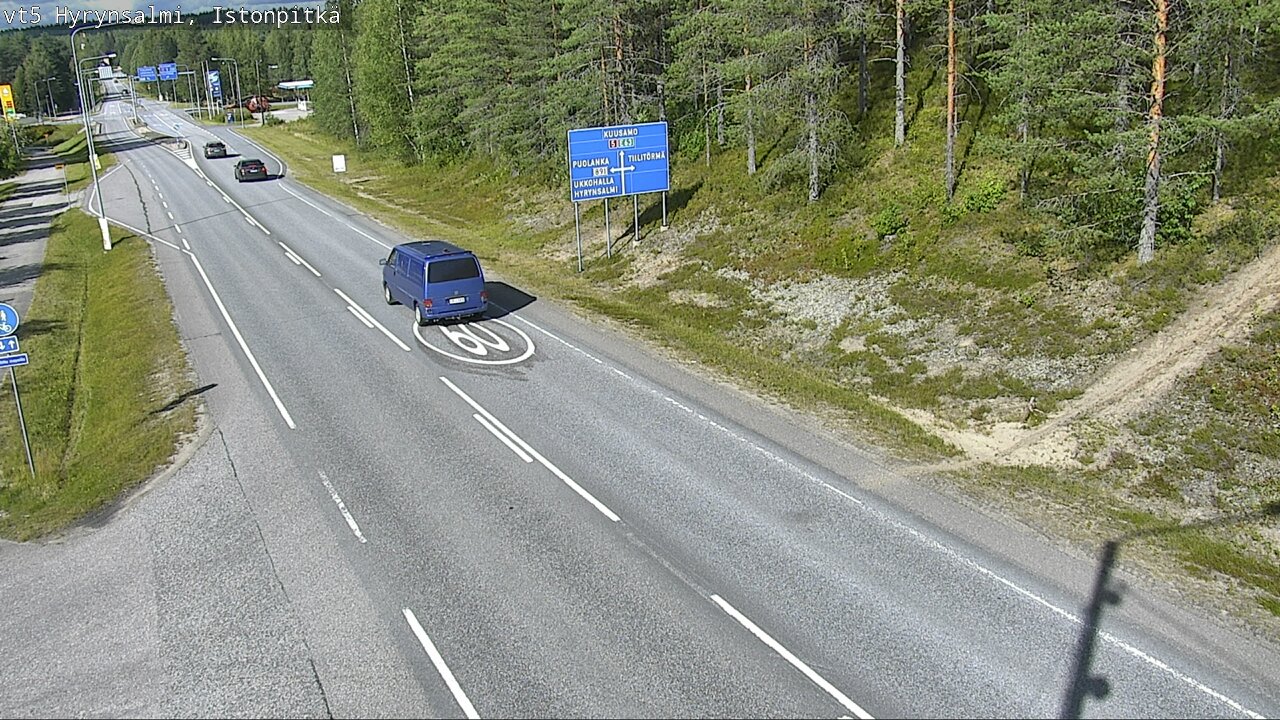Kelikamerat Kuva Tie 5 Hyrynsalmi, Istonpitkä, Hyrynsalmi, Kainuu