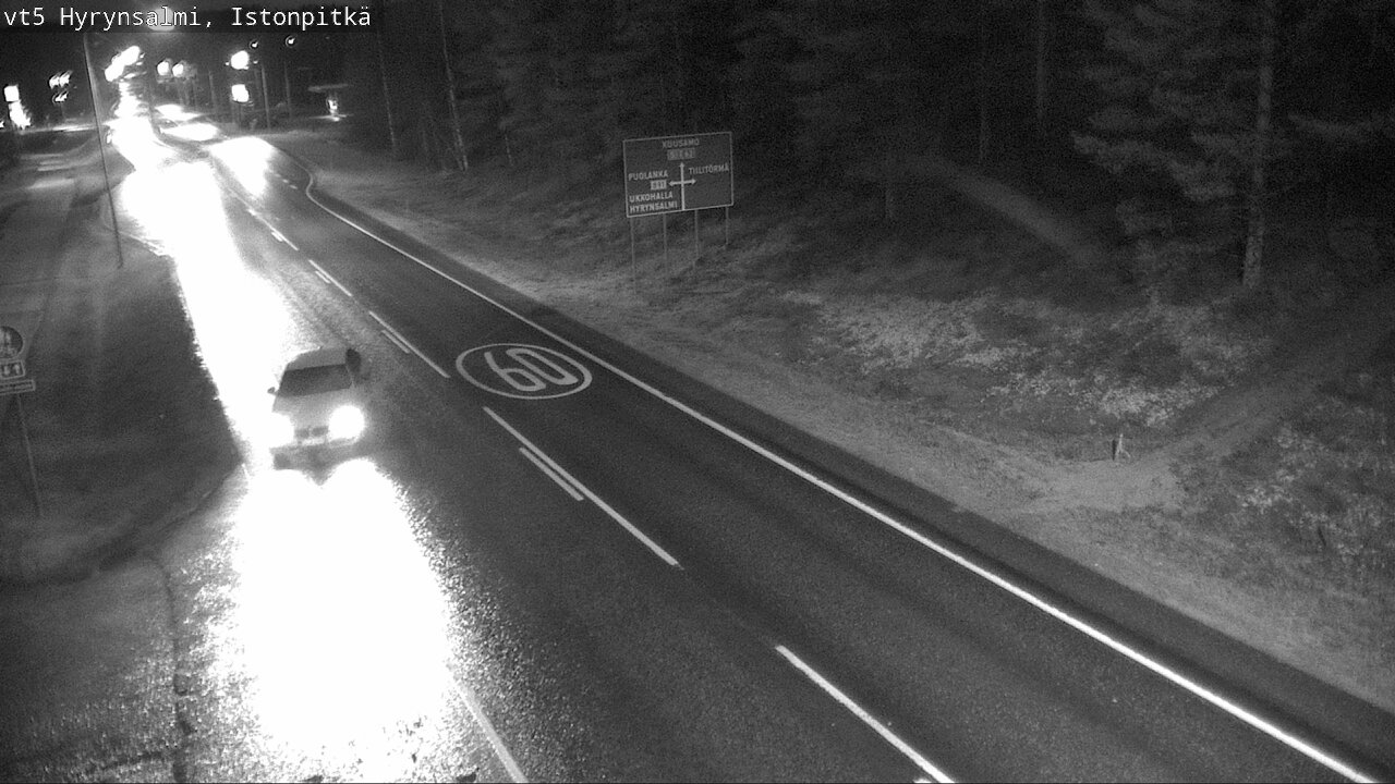 Kelikamerat Kuva Tie 5 Hyrynsalmi, Istonpitkä, Hyrynsalmi, Kainuu