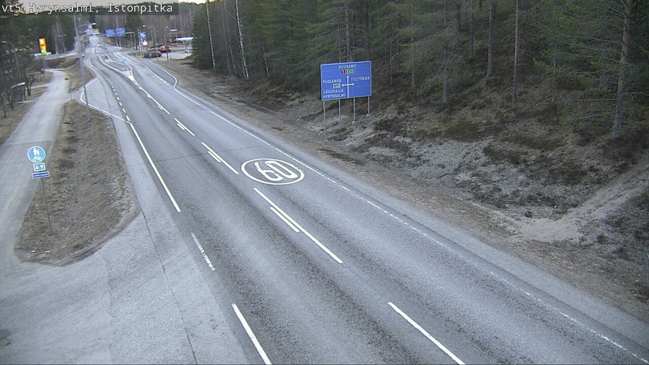 Kelikamerat Kuva Tie 5 Hyrynsalmi, Istonpitkä, Hyrynsalmi, Kainuu