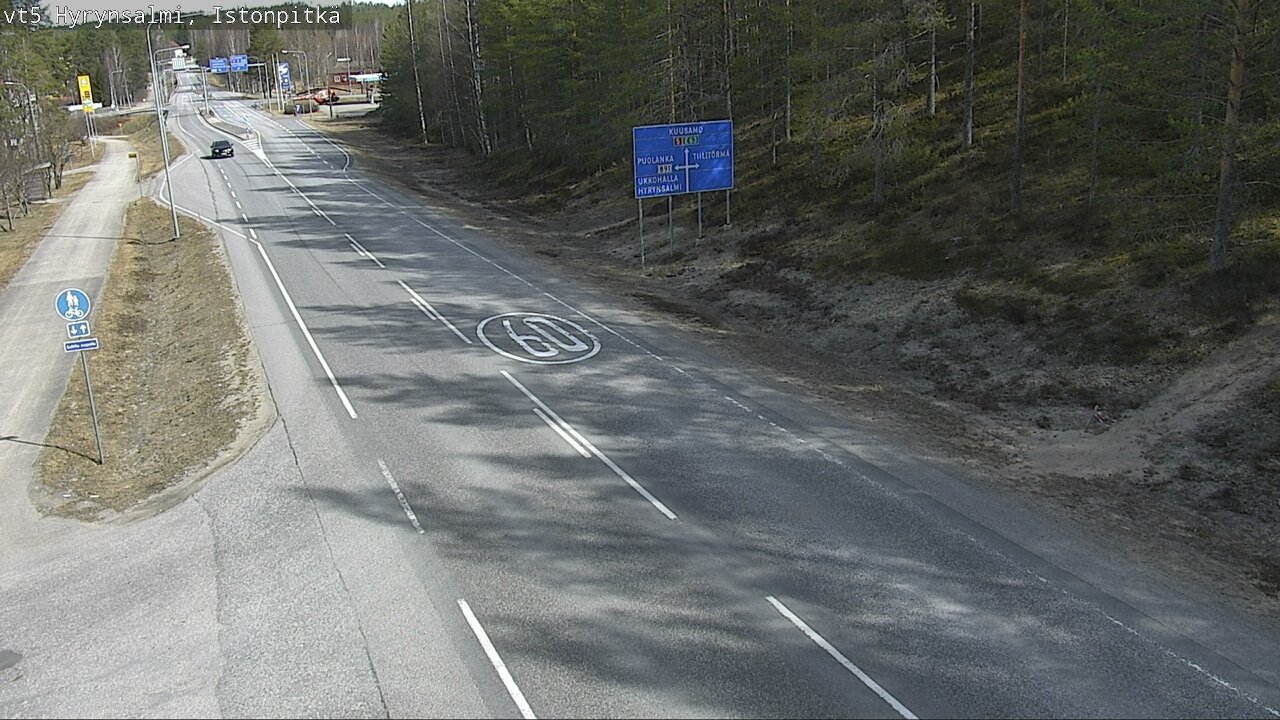 Kelikamerat Kuva Tie 5 Hyrynsalmi, Istonpitkä, Hyrynsalmi, Kainuu