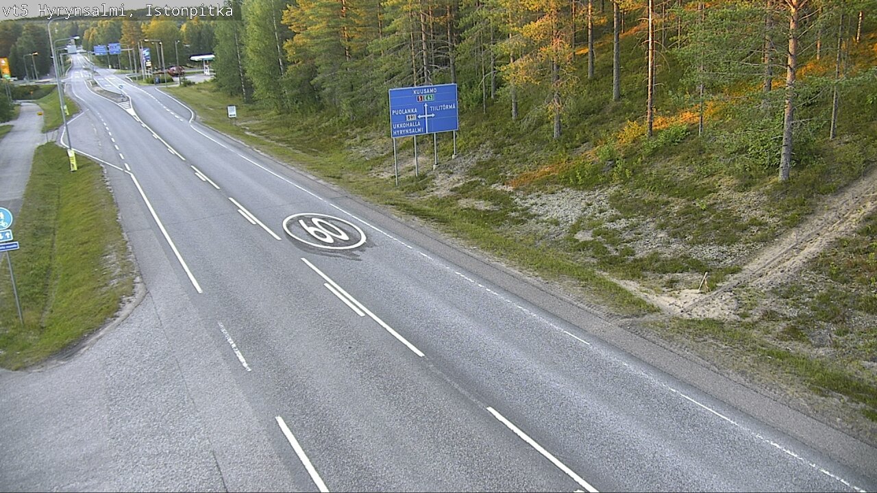Kelikamerat Kuva Tie 5 Hyrynsalmi, Istonpitkä, Hyrynsalmi, Kainuu