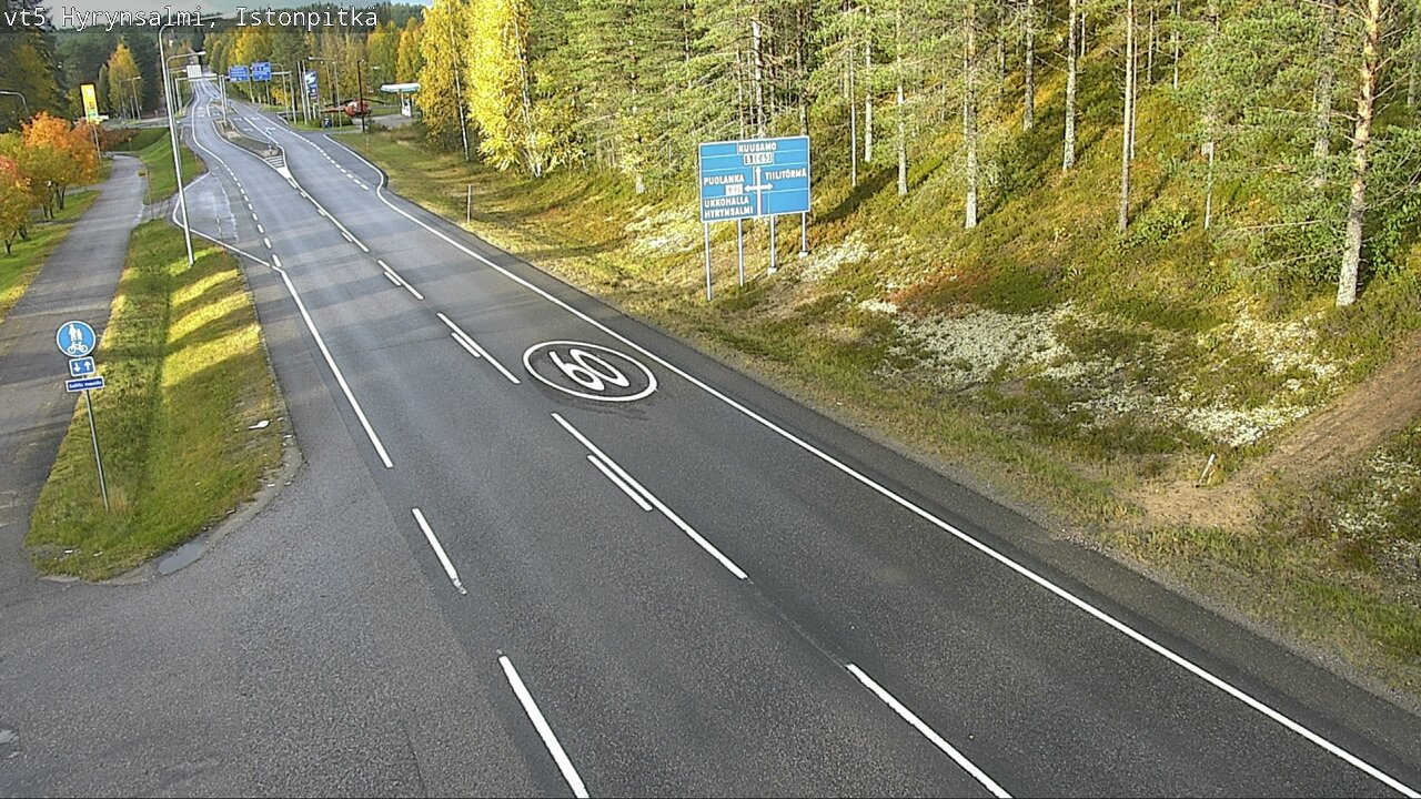 Kelikamerat Kuva Tie 5 Hyrynsalmi, Istonpitkä, Hyrynsalmi, Kainuu